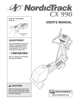 NordicTrack Cx 990 User manual