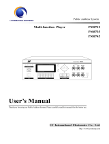DSPPA MP8735 User manual