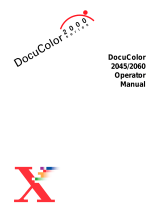 Xerox DocuColor 2045 User guide