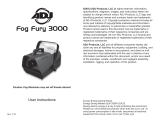 ADJ Fog Fury 3000 User Instructions