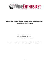 Wine Enthusiast 269 01 66 03 Owner's manual