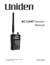 Uniden BC125AT Owner's manual