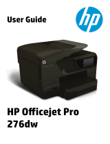 HP Officejet Pro 276 dw Owner's manual