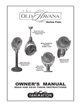 Fanimation Old Havana Owner's manual