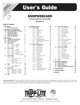 Tripp Lite SNMPWEBCARD Version 12.06.0061 User manual