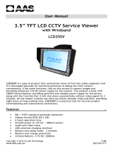 AAS LCD35SV User manual
