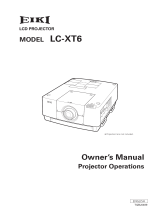 Eiki LC-XT6 User manual