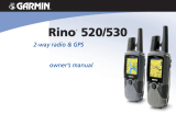 Garmin Rino 520 Owner's manual