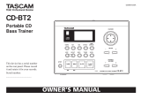 Tascam CD-BT2 Owner's manual