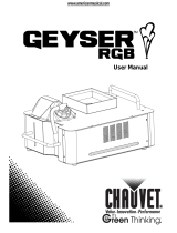 Chauvet Geyser RGB User manual