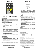 AMT Vt2 Legend Amps Quick Manual