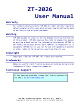 ICP DAS USA ZT-2026 User manual