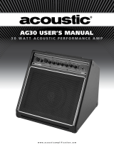 Acoustic AG30 User manual