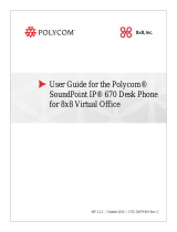 Polycom SoundPoint IP 670 User manual