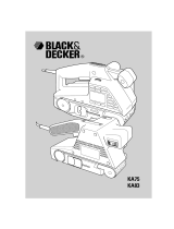 BLACK DECKER KA75 T1A User manual