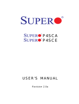 Supermicro P4SCE User manual