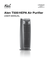 Sharper Image Alen T500 - Tower Air Purifier User manual