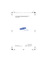 Samsung SGH-E800N User manual
