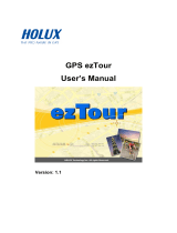 Holux GPS EZTOUR - VERSION 1.1 User manual