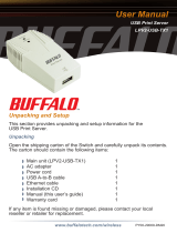 Buffalo Technology LPV2-USB-TX1 User manual