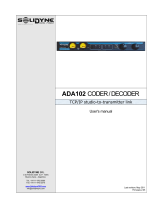 Solidyne ADA102 User manual