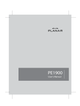 Planar PE1900 User manual