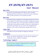 ICP ZT-2570 User manual