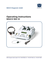 Maico MA 53 Operating Instructions Manual