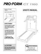 Pro-Form PFTL09912 User manual
