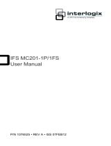 Interlogix IFS MC201-1FS User manual