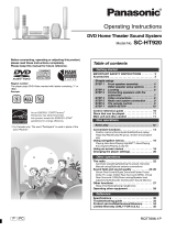Panasonic SAHT920 - RECEIVER W/5-DISK DV Owner's manual