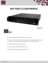 CRU Dataport RAX 425DC-XJ User manual