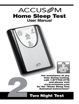 Accusom Home Sleep Test User manual