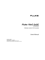 Fluke ScopeMeter 196C User manual