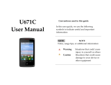 Unimax U671C User manual