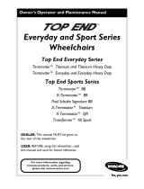 Invacare Top End T-5 Tennis Elite Operator And  Maintenance Manual