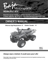 Baja motorsports WD90-UR Owner's manual