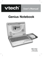 VTech Genius Notebook User manual