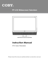 Coby TFTV2224 - 22" LCD TV User manual