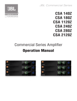 JBL CSA 1120Z Operating instructions