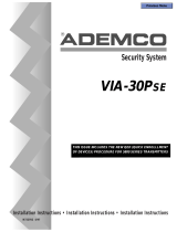 ADEMCO VIA-30PSE Installation Instructions Manual