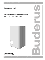 Buderus 600 - 24S User manual