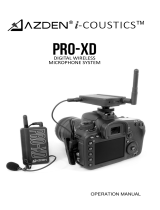 Azden i-Coustics PRO-XD Operating instructions