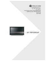 Polycom 50” PDP DISPLAY Owner's manual