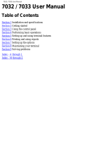 Xerox Tele 7033 Facsimile Terminal User manual