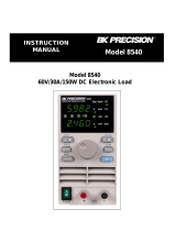 BK Precision 8540 User manual
