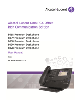 Alcatel-Lucent 8038 User manual