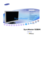 Samsung 220WM - SyncMaster 22" LCD Monitor User manual