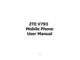 ZTE V793 User manual