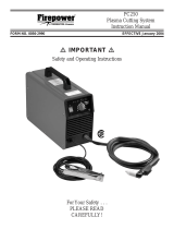 ESAB PC250 Plasma Cutting System User manual